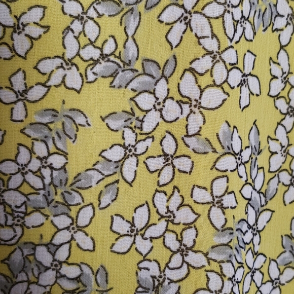 NWOT Yellow floral Maxi spaghetti strap dress - Picture 8 of 8